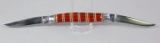 Utica Serpentine Pen Knife - Candy Stripe, Ca. 1930's ?