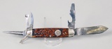 Vintage BSA - Boy Scouts, Remington 4 Blade Pocket Knife, Ca. 1920'2 - 1930's