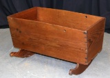 Wooden Doll Cradle