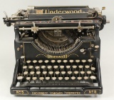 Underwood Standard No. 5 Typewriter, Ca. 1920's