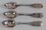 Antique H McKeen Coin Silver Spoons, Ca. Early 19th Century, 51.5 Grams