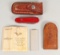 Swiss Army Knife - Sharpening Stone w/ Cases