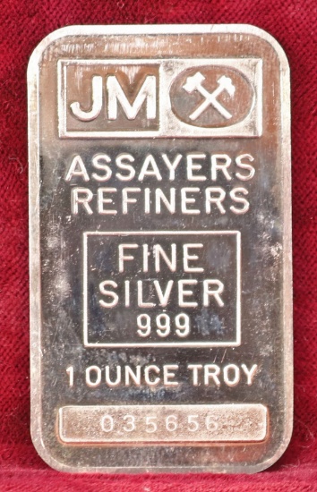 Silver Bar - 1 Troy Ounce