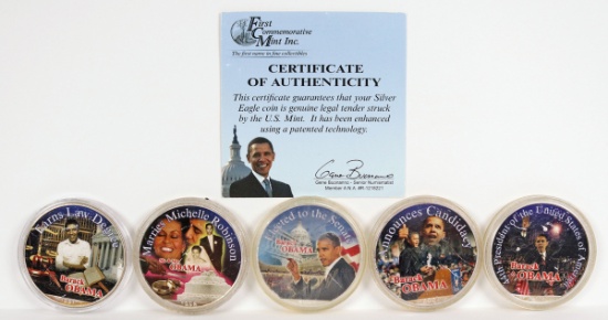 Barack Obama Silver Coin Set