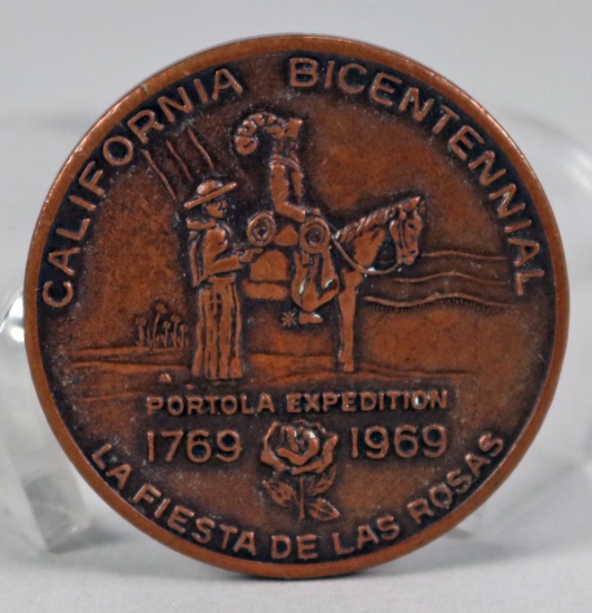California Bicentennial Portola Expedition token