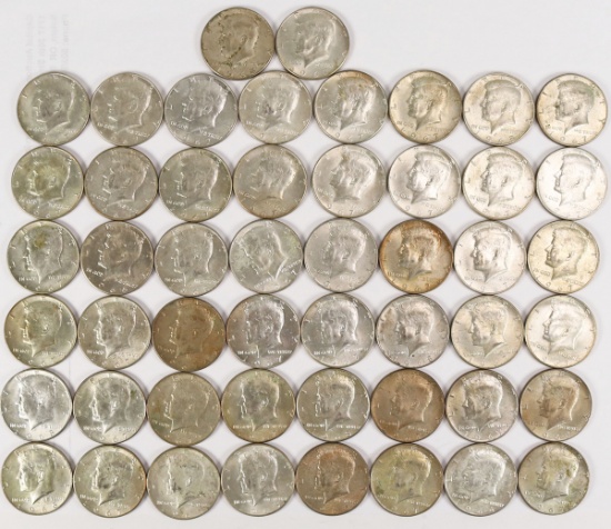 50 JFK Half Dollars: 1965-1969