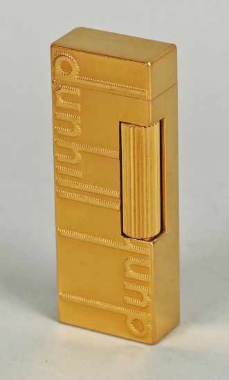 Dunhill Gold Colored Lighter, Swiss