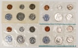 4 Mint Sets - Philadelphia, 1961 - 1964
