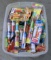 PEZ: Large 2nd Tote of Assorted PEZ Collectibles, incl. Christmas PEZ