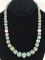 Jay King Tri Colored Blue Graduated Beaded Necklace DTR
