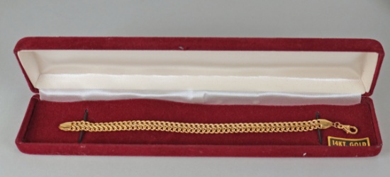14k Gold Bracelet, 5.4 Grams