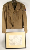Dwight D. Eisenhower Type Jacket & Framed Print by Al Merryman