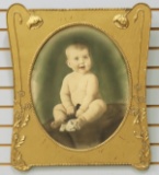 Beautiful Antique Frame w/Baby Picture