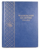 Washington Silver Quarter Book 1932-1964, complete