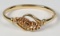 14k Gold Bangle Bracelet; 24.3 Grams