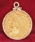 1911 $5 Gold Indian Head Half Eagle Coin Pendant