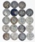 7 Mercury Dimes & 12 Roosevelt Dimes