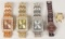 4 Various Watches & 1 Gold Colored Watch Face