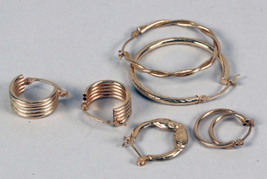 14K Gold Earrings/Scrap Gold Earrings - 2.9 Grams