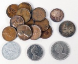 Mercury Dime, War Nickel & Foreign Coins