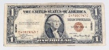 1935A $1 Brown Seal Hawaii Silver Certificate