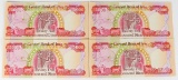 4  - 25,000 Dinars Central Bank of Iraq notes