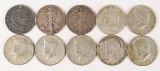 1900 Barber Half Dollar, 2 Walking Liberty Half Dollars &