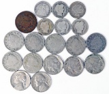 7 V Nickels, 3 Buffalo Nickels, 2 Jefferson Nickels &