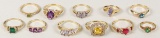 11 Various 10k Gold Rings