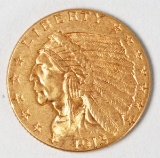 1913 $2.50 Gold Indian Head Quarter Eagle