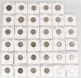 17 Buffalo Nickels & 18 War Nickels