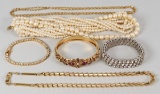 Various Gold Colored Jewelry