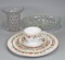 Charity Item: Wedgwood China Place Setting - India Rose, Glass Table Items