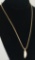 14K Gold Necklace & Opal Pendant