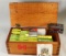 Assorted 12 Ga. Buckshot - Slug Shotshells w/ Wooden Box