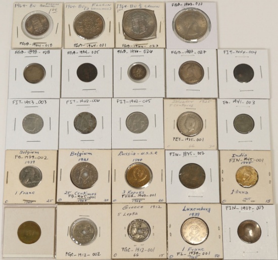 24 Misc. Foreign Coins