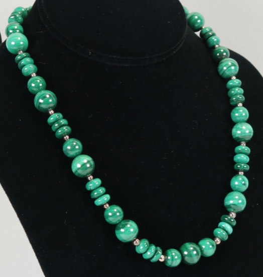 DTR Jay King Green Gemstone Necklace