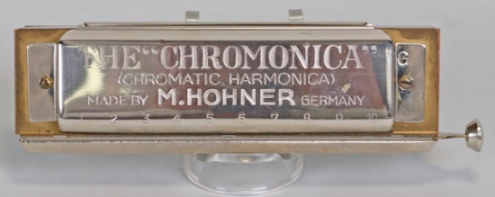 M. Hohner The "Chromonica" Chromatic Harmonica Key G