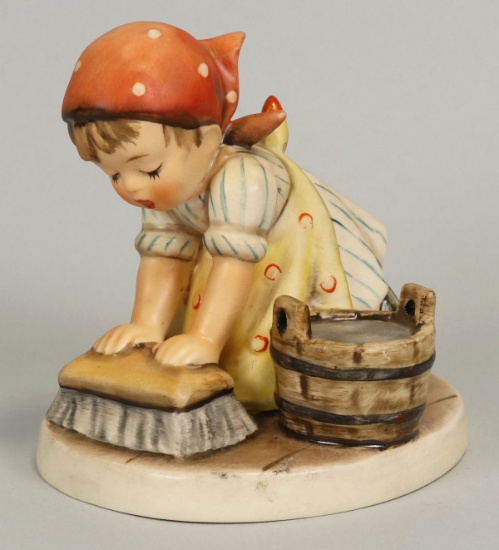 Goebel Hummel "Big Housecleaning" Figurine, Retired