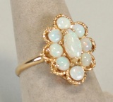 14K Opal Ring, Sz. 7