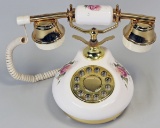 Vintage Old Fashioned Style Push Button Dial Phone