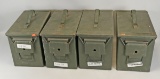 4 Surplus Ammo Tins