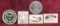 5 Sterling Silver Ingot Postage Stamp Proofs, 73.5 Grams