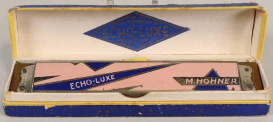 M. Hohner Art Deco Echo-Luxe 1933 World's Fair Harmonica