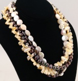 4 Strand Pearl Necklace