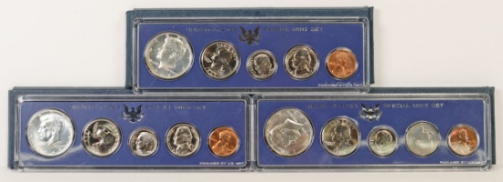 3 U.S. Special Mint Sets; 2 - 1966 & 1 - 1967