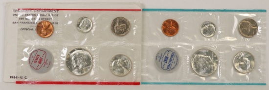 1964 P & D U.S. Mint Set, U.C