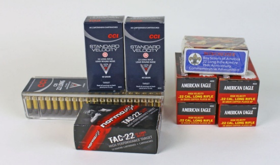 Assorted .22 LR Ammo, 460 Rds.