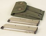 2 Wilson Combat 1911 .45 10 Rd. Magazines w/ Belt Pouch