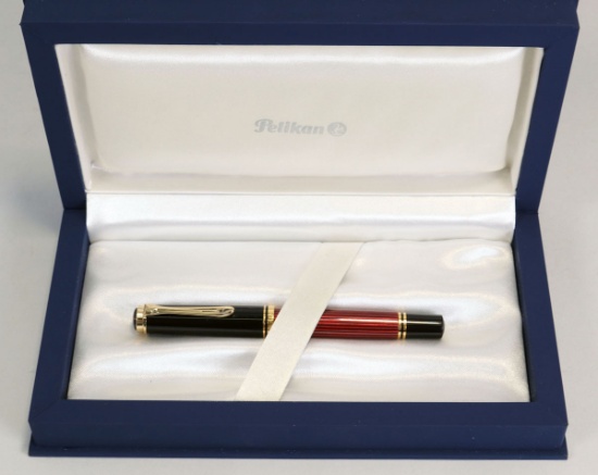 Pelican M400 Fountain Pen Black/Red M, Germany